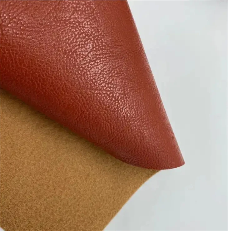 Durable Soft Scratch Resistant Vinyl Fabric Faux Leather Rolls Pvc Leather For Handbags
