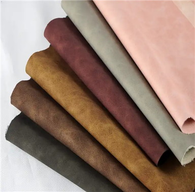 Bahan Kulit Sintetik PU Nubuck Suede Berasaskan Air Untuk Beg Kasut