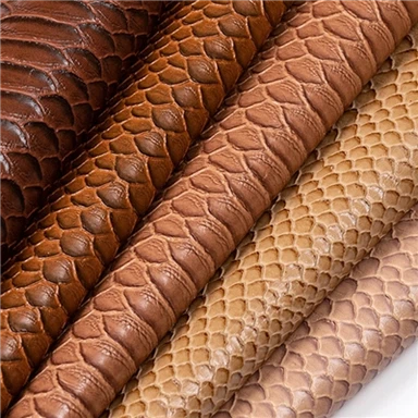 Corak Buaya Timbul Kulit Pvc Sintetik