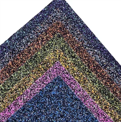 Warna Halloween Chunky Glitter Campuran Warna Berwarna-warni Untuk Fabrik Tunduk Kasut