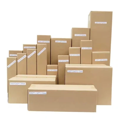 Pengilang Logo Tersuai Kertas Kitar Semula Kadbod Memindahkan Pembungkusan Mel Bercetak Penghantaran Penghantaran Kotak Kadbod Beralun