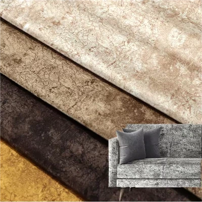 100% Poliester Warp Mengait Kain Upholsteri Cetakan Nanas